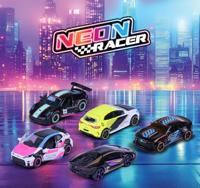 MAJORETTE - SL Neon Racer Cadeaupakket met 5 voertuigen - Geschikt voor kinderen vanaf 3 jaar - thumbnail