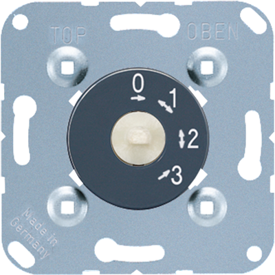 Jung ventilatorschakelaar 0-1-2-3 basiselement 101-4 8750076