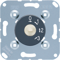 Jung ventilatorschakelaar 0-1-2-3 basiselement 101-4 8750076 - thumbnail