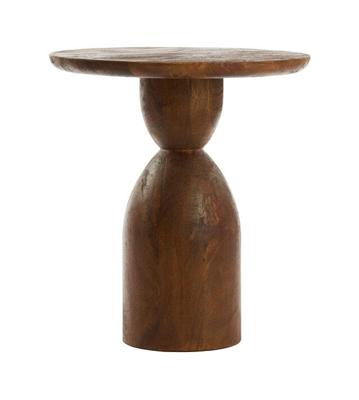 Light & Living Bijzettafel 'Torir' Mangohout, 40cm, kleur Bruin