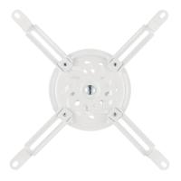 LogiLink BP0057 Beamer-plafondbeugel Plafondhouder, In hoogte verstelbaar, Kantelbaar en zwenkbaar Afstand vloer-plafond (max.): 150 mm Wit - thumbnail