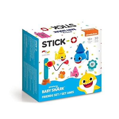 Stick-O - baby shark friends bouwset - 30dlg.