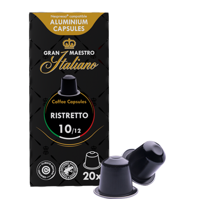 Gran Maestro Italiano Ristretto - 20 koffiecups Gran Maestro Italiano Ristretto - 20 koffiecups