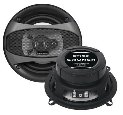 Crunch GTI-52 2-weg coaxiale inbouwluidspreker 150 W Inhoud: 1 paar