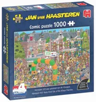 Jan Van Haasteren - Nijmegen 100 Jaar Gaststad van de 4-Daagse Puzzel 1000 stukjes - thumbnail
