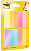 Post-it Plakindex 670-10AB Geel, Ultra-geel, Pastelroze, Neon-oranje, Ultra-roze, Neon-groen, Ultrablauw, Turquoise, Papaverrood, Rood, Violet - thumbnail