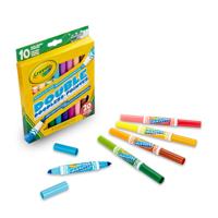 Crayola dubbelzijdige viltstiften, 10st. - thumbnail