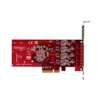 USB-kabel Startech P10Q4C-USB-CARD Rood - thumbnail