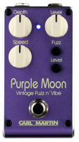 Carl Martin Purple Moon Dual Speed Vintage Fuzz n&apos; Vibe Pedal - thumbnail
