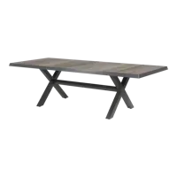 Tuintafel Castilla Negro Kruispoot 243x103 cm Tafel Buiten Tuin Lesli Living - thumbnail