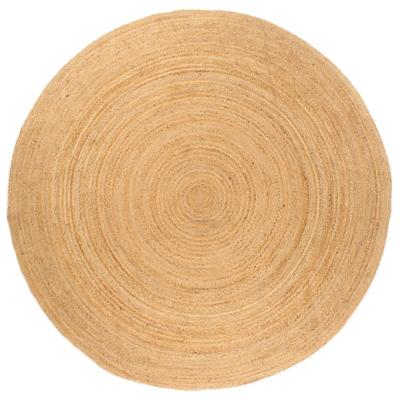 Tapijt rond 240 cm gevlochten jute