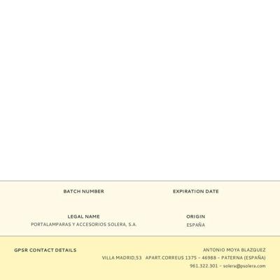 Voedingskabel Solera 7000/2 Schuko 4,8 mm 250 V 16 A Wit 3 x 1,5 mm 2 m