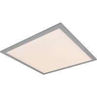 LED Plafondlamp - Plafondverlichting - Trion Alina - 18W - Warm Wit 3000K - Mat Titaan - Aluminium - 45cm - thumbnail
