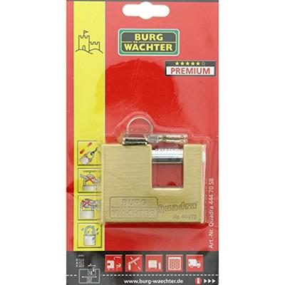 Burg Wächter 28681 Hangslot 70.00 mm Verschillend sluitend Messing Sleutelslot Burg Wächter 28681 Hangslot 70.00 mm Verschillend sluitend Messing Sleutelslot