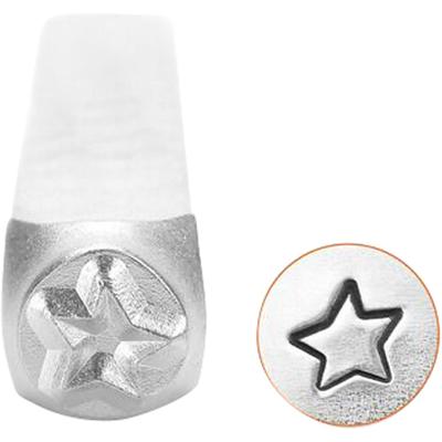 ImpressArt Embossing stempel, ster, l: 65 mm, afm 3 mm, 1 stuk