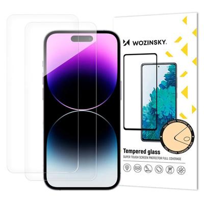 (2 stuks) Wozinsky iPhone 17 Pro Max Beschermglas - Full Cover Screenprotector
