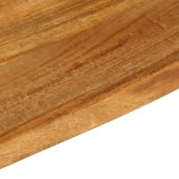 Tafelblad met natuurlijke rand 180x30x3,8 cm massief mangohout - thumbnail