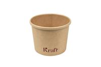 Soepbeker iezzy 350ml d 98mm kraft | 20 stuks - thumbnail