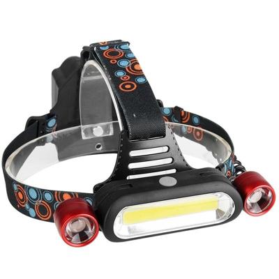 YWXLight 2000 lumens instelbare helderheid oplaadbare 3 standen LED-koplampen (rood)
