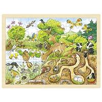 Goki puzzel natuur, 96st. - thumbnail
