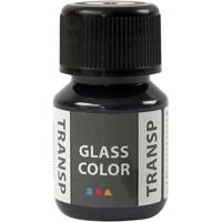 Creativ Company Glass color transparent, zwart, 30 ml/ 1 fles - thumbnail