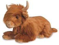 Aurora knuffel Luxe Boutique Schotse hooglander 41 cm pluche - thumbnail