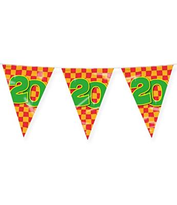 Happy Verjaardag Vlaggenlijn 20 Jaar (10m)