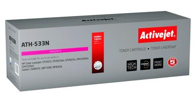Activejet ATH-533N (vervanging HP 304A CC533A, Canon CRG-718M; Supreme; 3200 pagina's; rood)