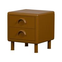 WOOOD Ladekast/Nachtkastje 'Rune' kleur Honing Geel - thumbnail