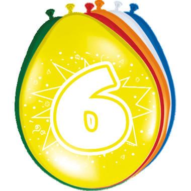 Ballonnen &apos;6&apos; (8 st)