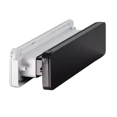 Homebox brievenbus - buitenklep zwart RAL9005 binnenklep wit RAL9010