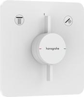 Hansgrohe DuoTurn Q kraan inbouw voor 2 functies, mat wit - thumbnail