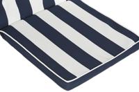 Kussen DKD Home Decor Wit Marineblauw Strepen 42 x 4 x 115 cm - thumbnail