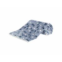 TRIXIE DEKEN TAMMY BLAUW / BEIGE 100X70X2CM - thumbnail