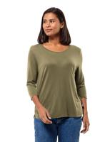 Jack wolfskin Mola 3/4 T-Shirt Dames Bay Leaf S - thumbnail