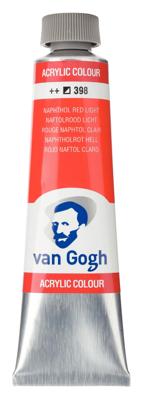 Van Gogh Acrylverf Tube 40 ml - Naftolrood Licht 398