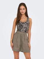 Only Onllone Aop Leo 2-way S/l Top Jrs Cloud Dancer Leo Aop - thumbnail