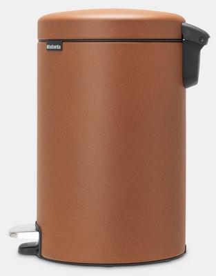 Brabantia Newicon Pedaalemmer 12 Liter Met Kunststof Binnenemmer - Mineral Cinnamon Brabantia Newicon Pedaalemmer 12 Liter Met Kunststof Binnenemmer - Mineral Cinnamon