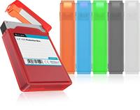 ICY BOX IB-AC602b-6, 3,5 HDD Schutzbox, transparent, 6 Farben 3,5 harde schijf bewaarbox - thumbnail