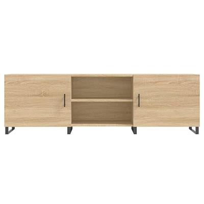 Tv-meubel 150x30x50 cm bewerkt hout sonoma eikenkleurig
