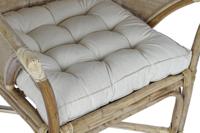 Tuinstoel DKD Home Decor Wit Bruin 66 x 50 x 90 cm 63 x 66 x 88 cm 65 x 63 x 90 cm - thumbnail