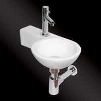 Best Design Fonteinset Step One Pack Kraangat Links Rond 38X23X9 cm - thumbnail