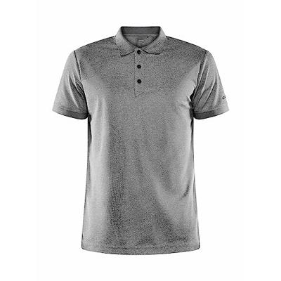 Craft Core Unify Polo Heren Dk Grey Melange XL