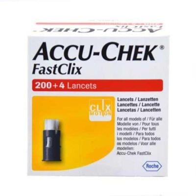 Accu-Chek Fastclix lancet 204 Stuks Accu-Chek Fastclix lancet 204 Stuks