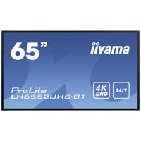 iiyama LH6552UHS-B1 beeldkrant Digitale signage flatscreen 163,8 cm (64.5") IPS 4K Ultra HD Zwart Type processor Android 8.0 - thumbnail