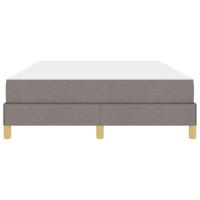 Boxspring bed Taupe, Bruin 160 x 200 cm Stof, Engineered Hout - thumbnail