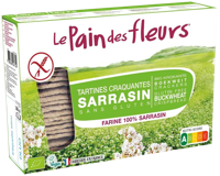 Pain Des Fleurs Boekweit crackers bio 300 Gram - thumbnail