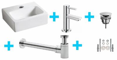 Toiletkraanset Met Alexia Kraan Chroom Aqua Splash Toiletkraanset Met Alexia Kraan Chroom Aqua Splash