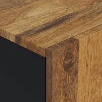 Badkamerwandkast 38x33x48 cm massief mangohout - thumbnail