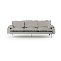 HKliving Retro bank 4-zits Sneak Light Grey - thumbnail